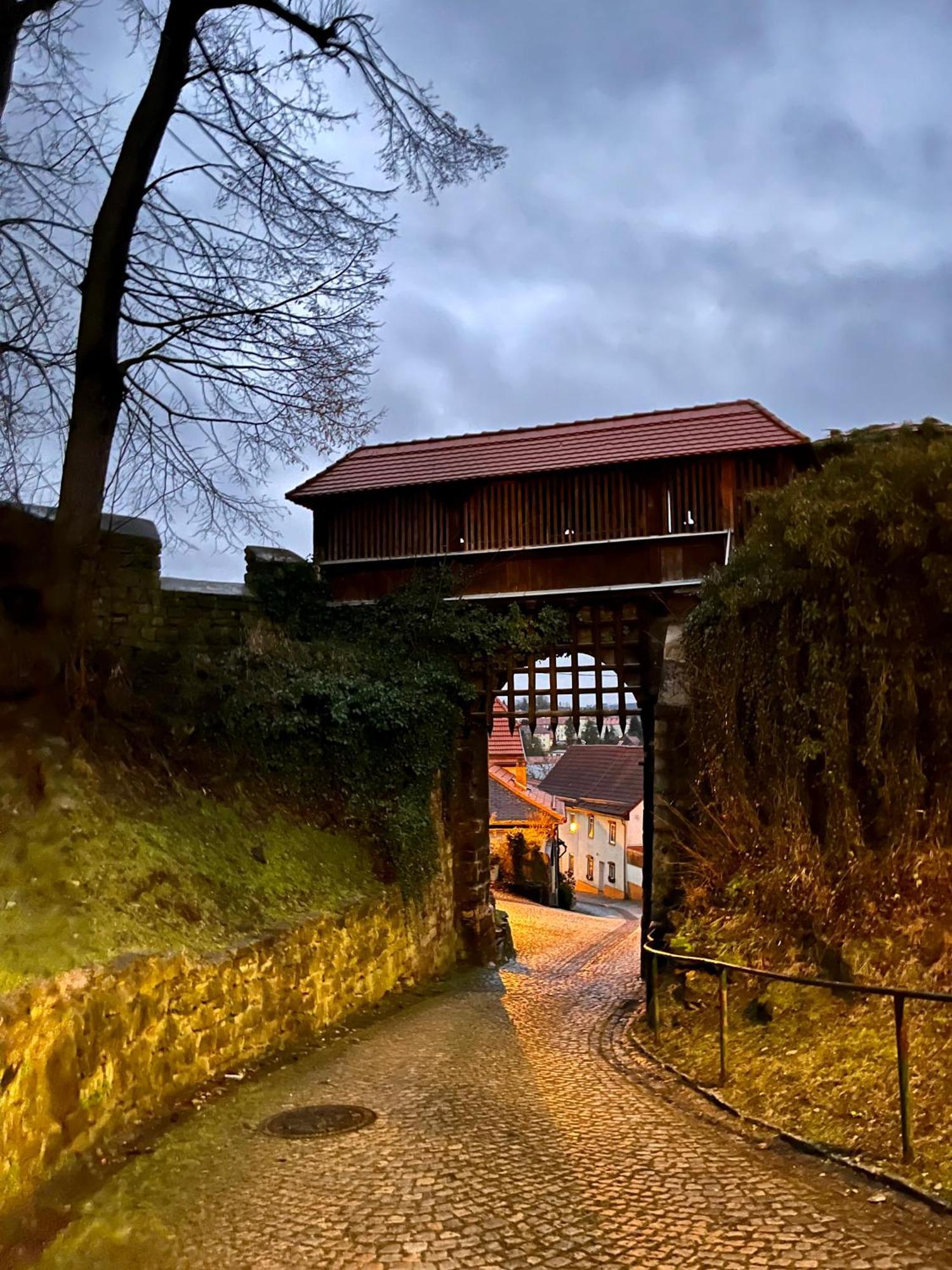 Delux Ferienwohnung Kunstgalerie Und Ilmradweg Kranichfeld Buitenkant foto