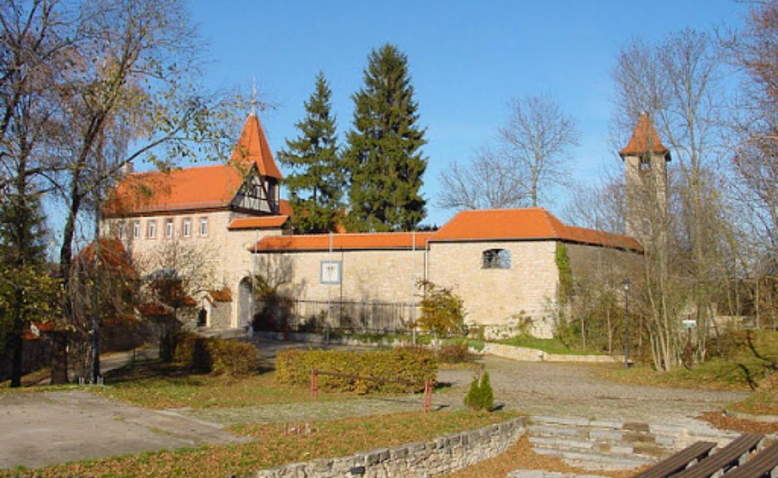 Delux Ferienwohnung Kunstgalerie Und Ilmradweg Kranichfeld Buitenkant foto